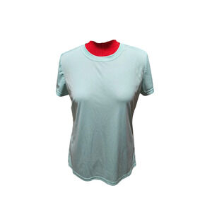 Seafoam green short sleeve athletic tee, size xl